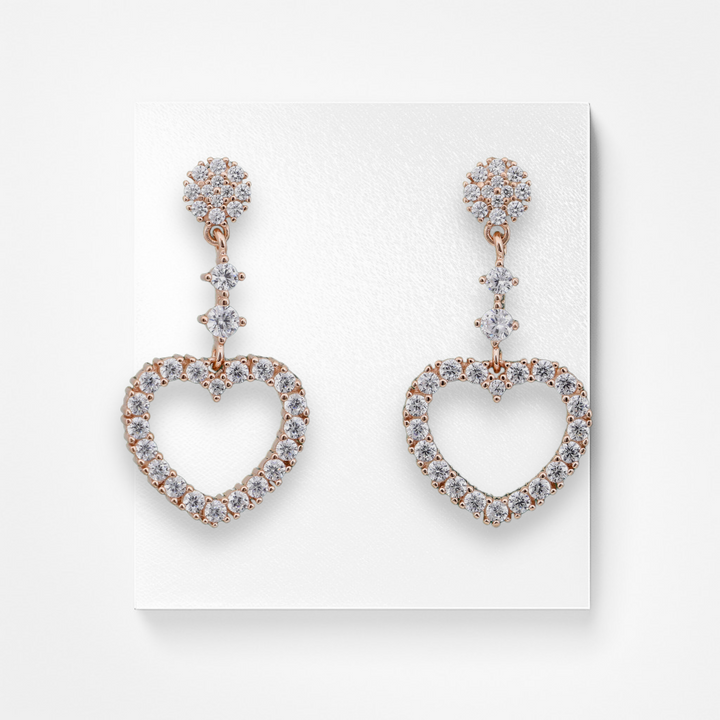925 silver earrings- Trendy CZ-Studded Silver Earrings for a Glamorous Look
