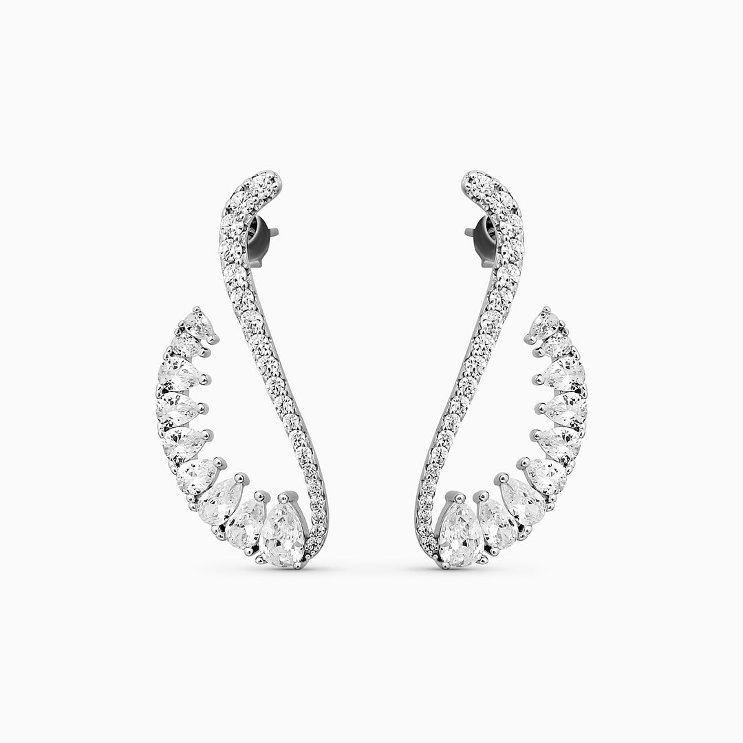 925 silver earrings- Bold and Beautiful Silver Earrings for the Mod look