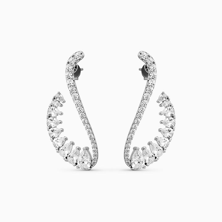 925 silver earrings- Bold and Beautiful Silver Earrings for the Mod look