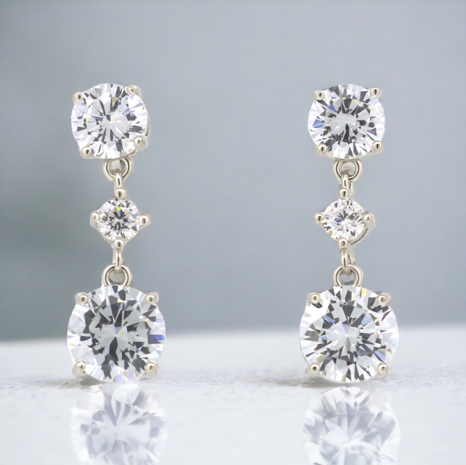 925 silver earrings- Lightweight dangle Earrings – Perfect for Everyday Wear