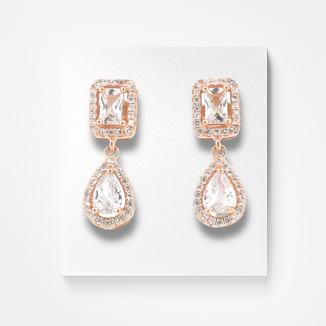 925 silver earrings- Elegant Besilver tear drop shaped Earrings for Every Occasion