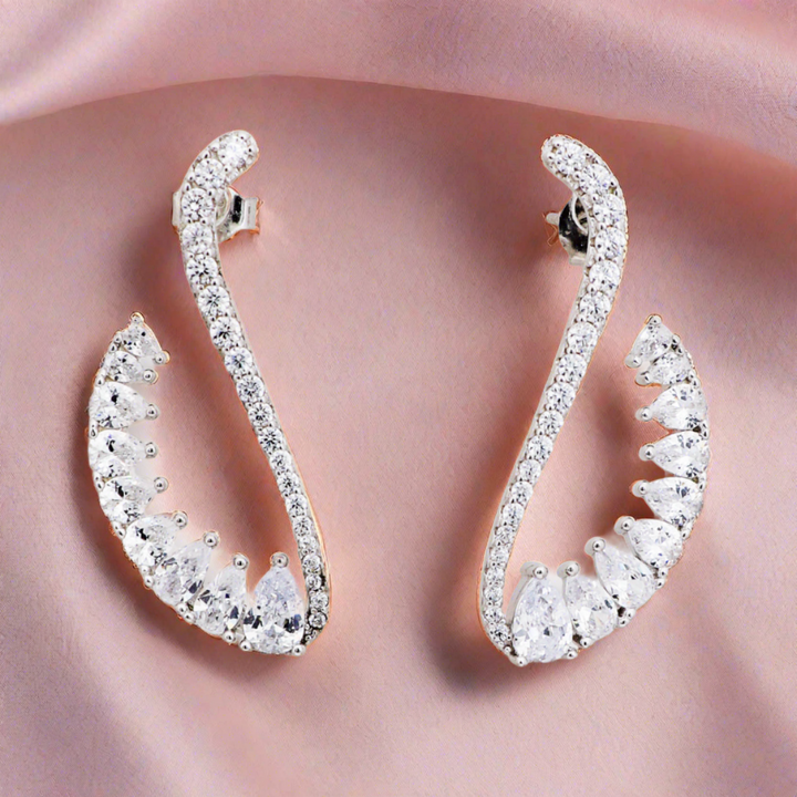 925 silver earrings- Bold and Beautiful Silver Earrings for the Mod look