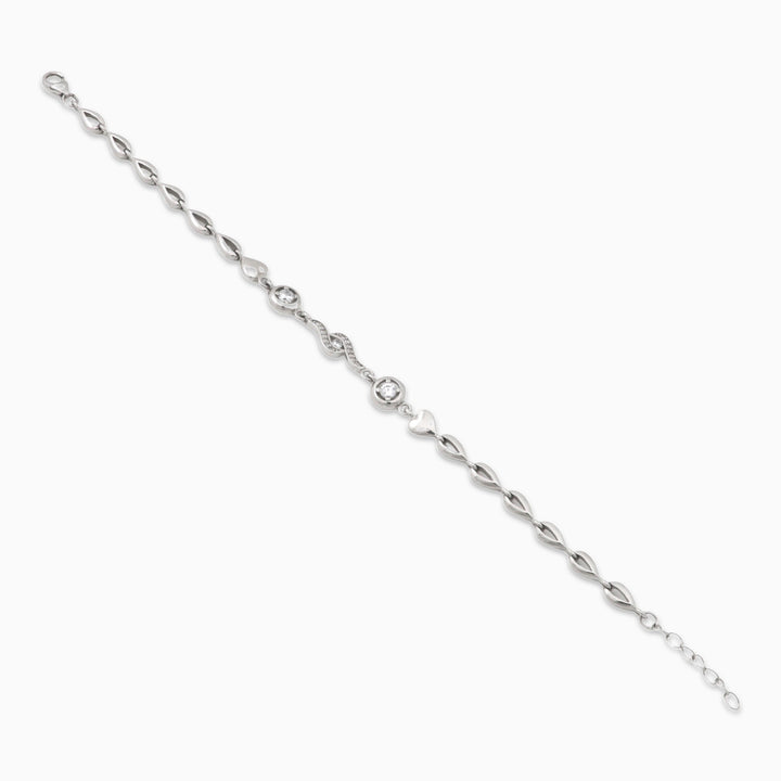 Angel eye Ladies Silver Bracelet