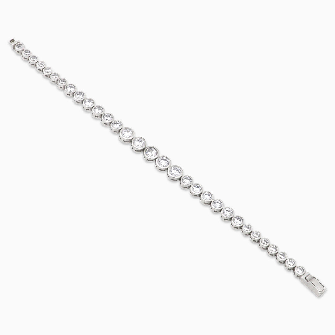 Solitaire series Ladies Silver bracelet