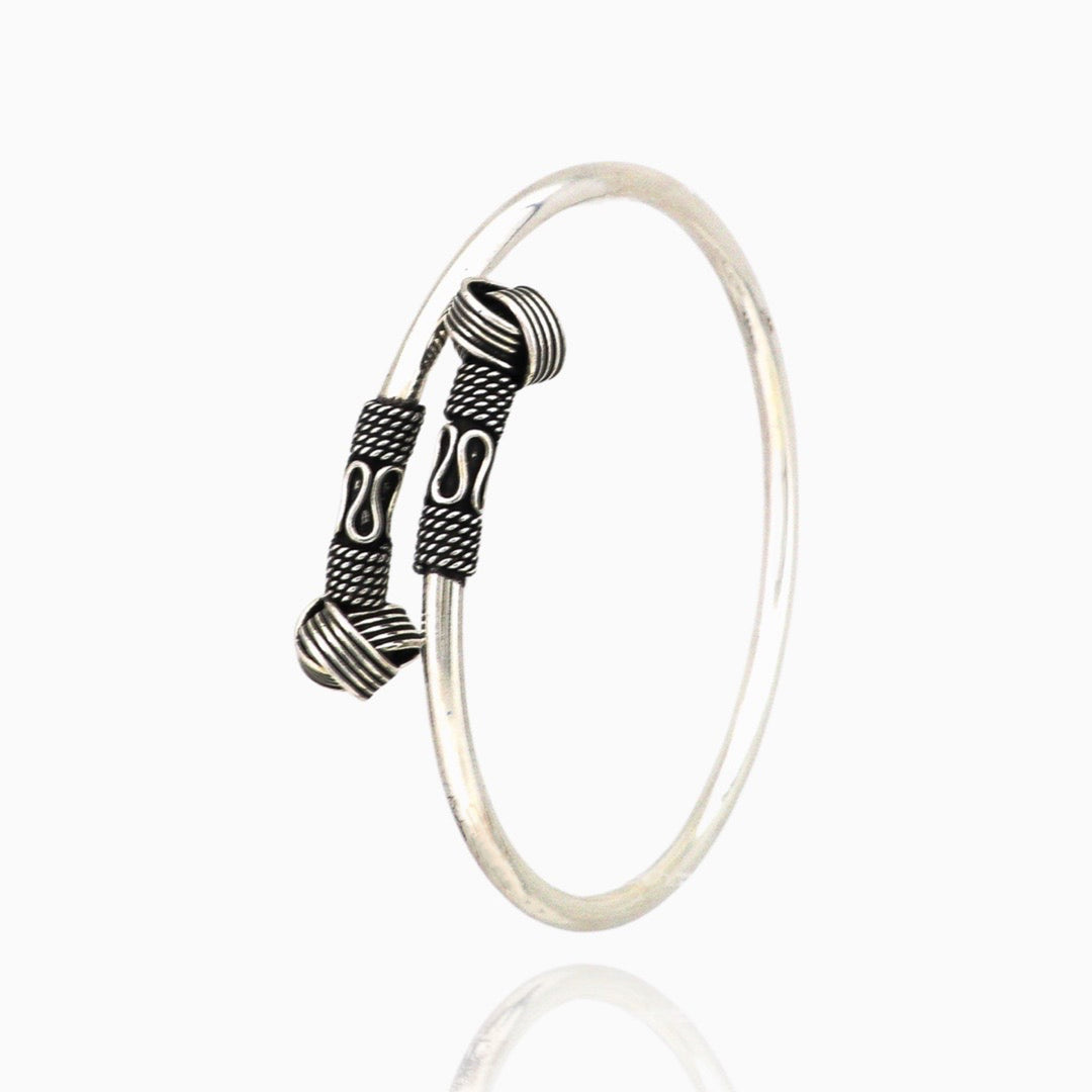 Ladies Kada: Oxidized design